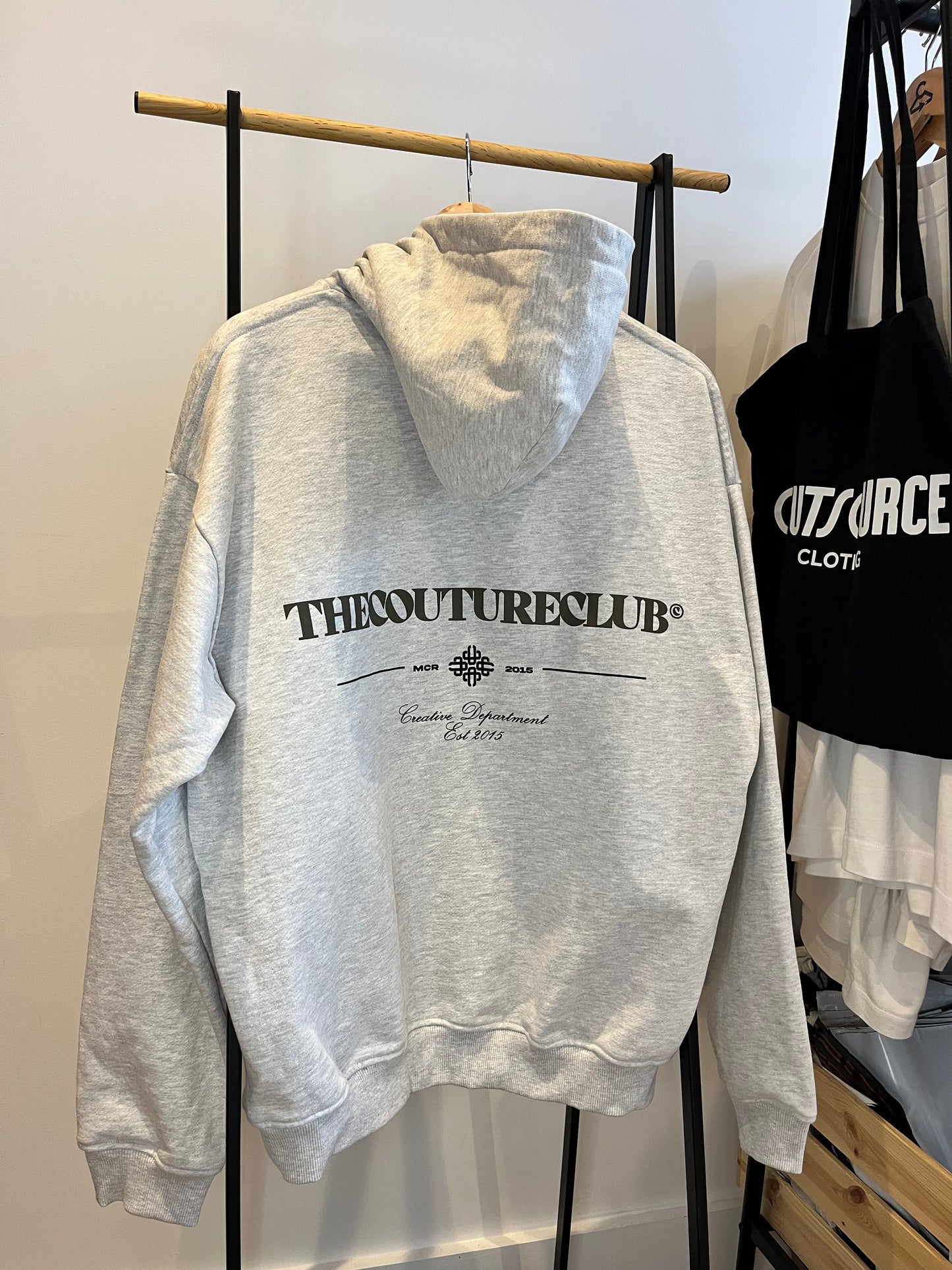 The Couture Club Grey Hoodie - Medium