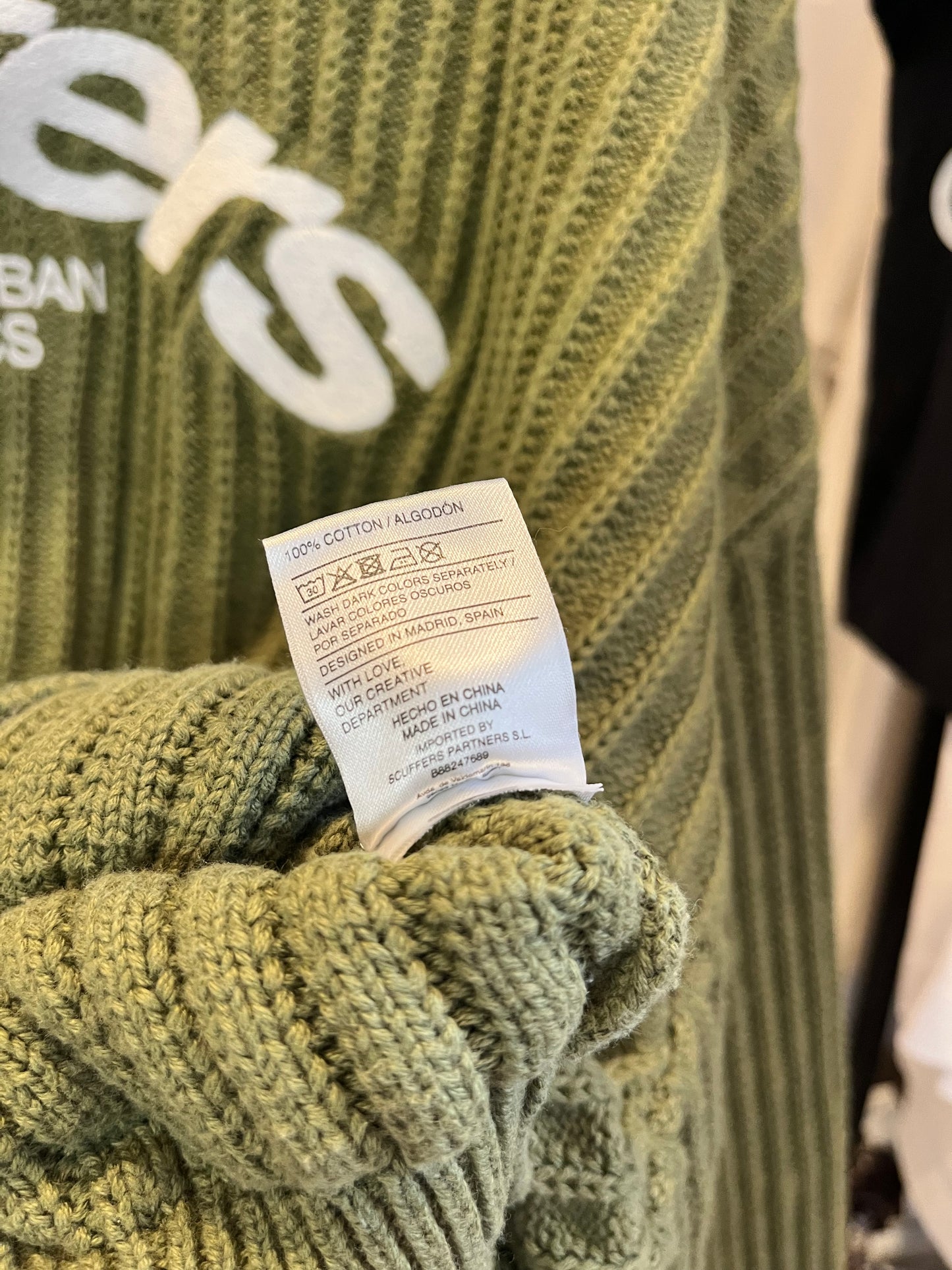 Scuffers Green Knit - Large