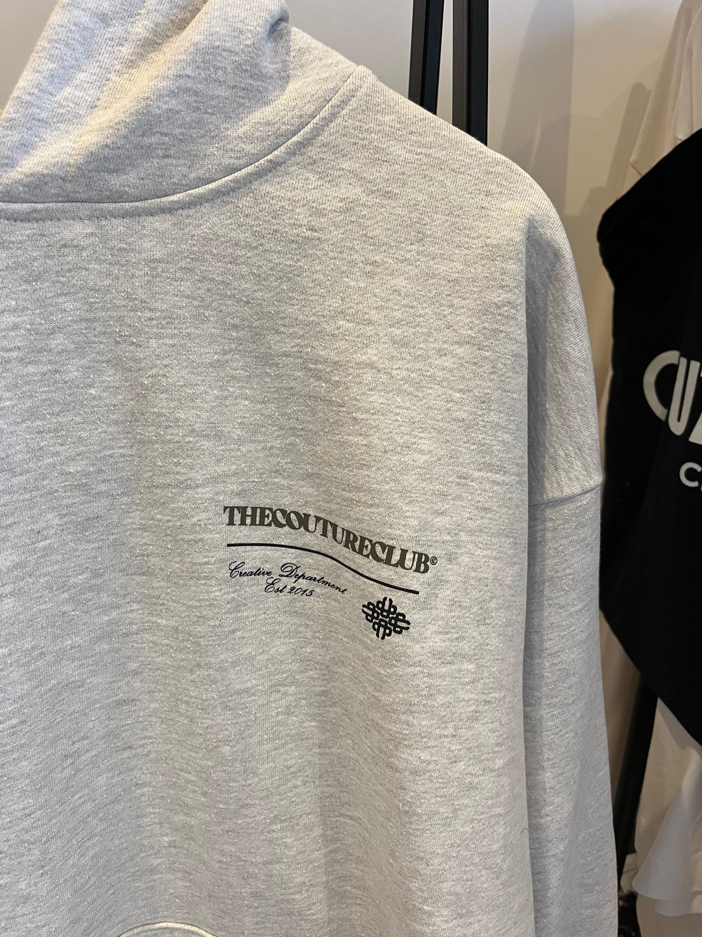 The Couture Club Grey Hoodie - Medium