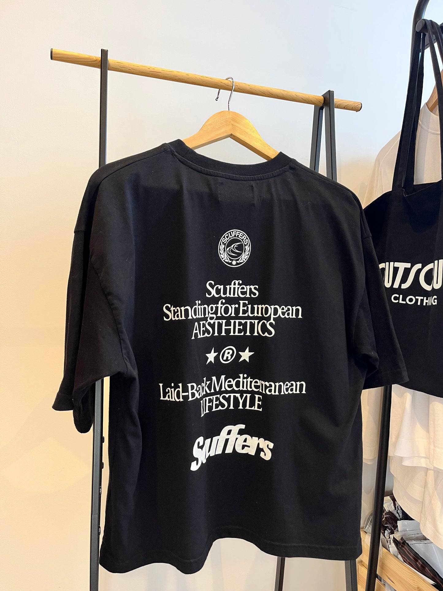 Scuffers Black T-Shirt - Medium