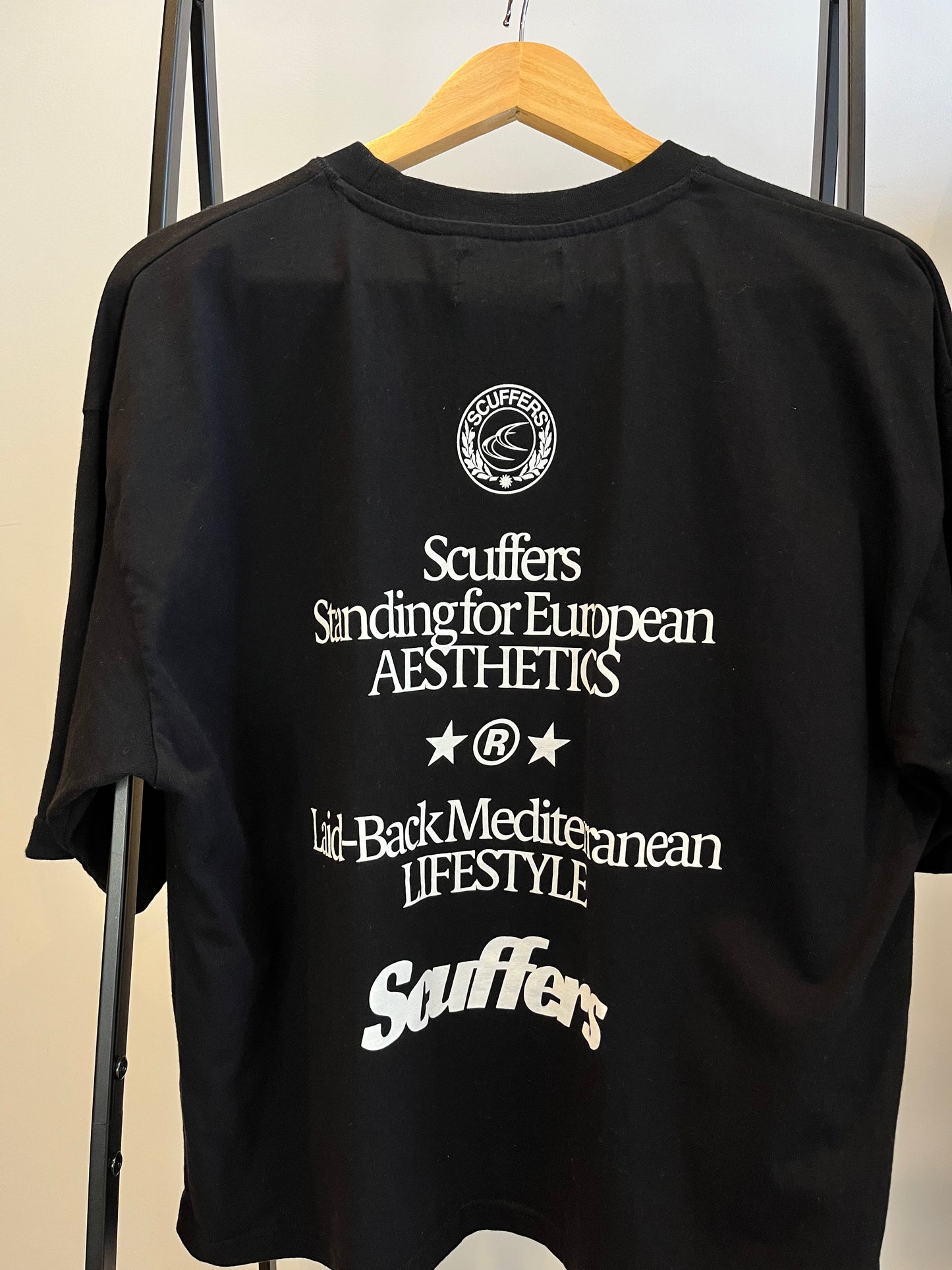 Scuffers Black T-Shirt - Medium