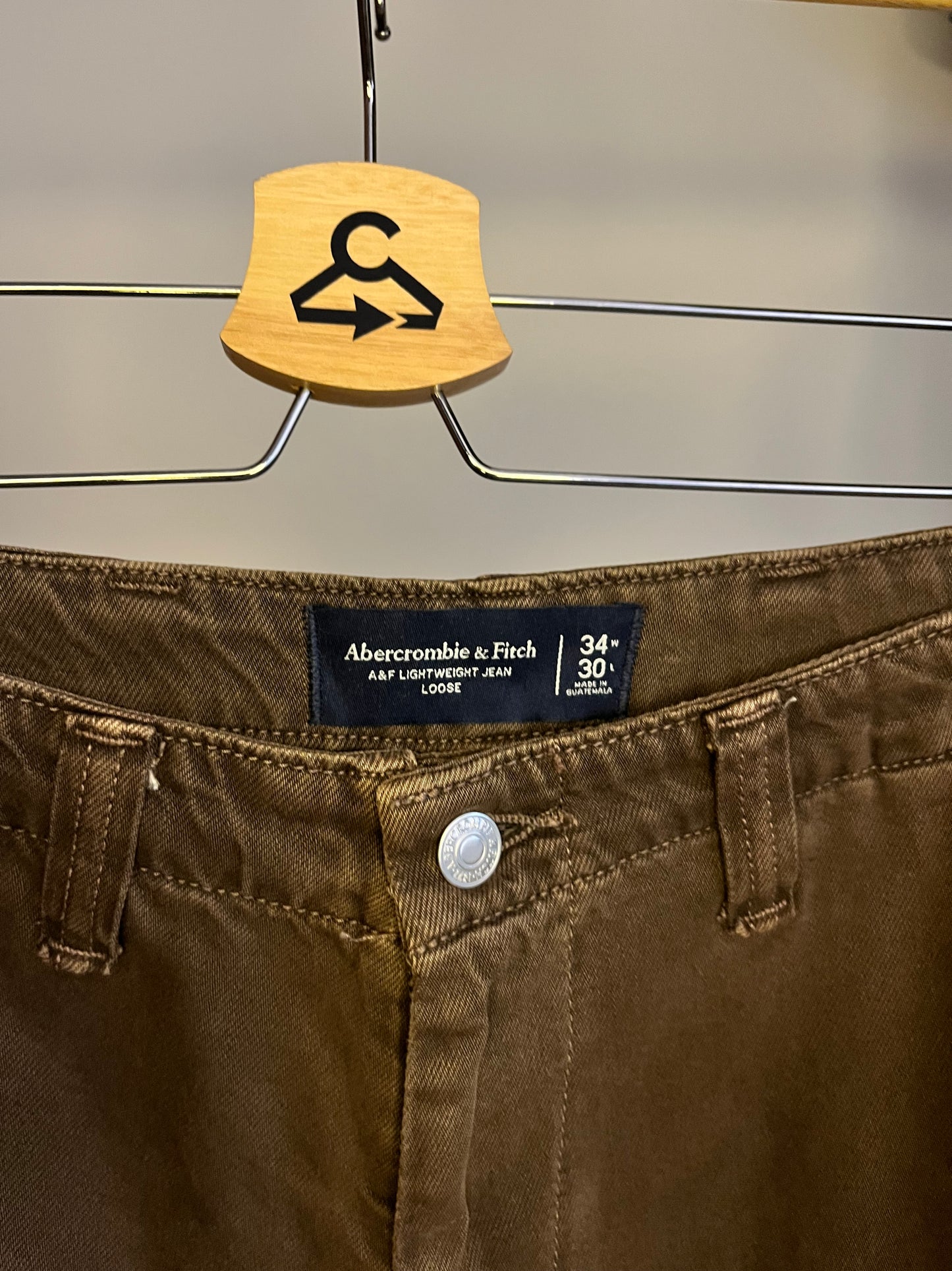 Abercrombie Brown Jeans W34 L30