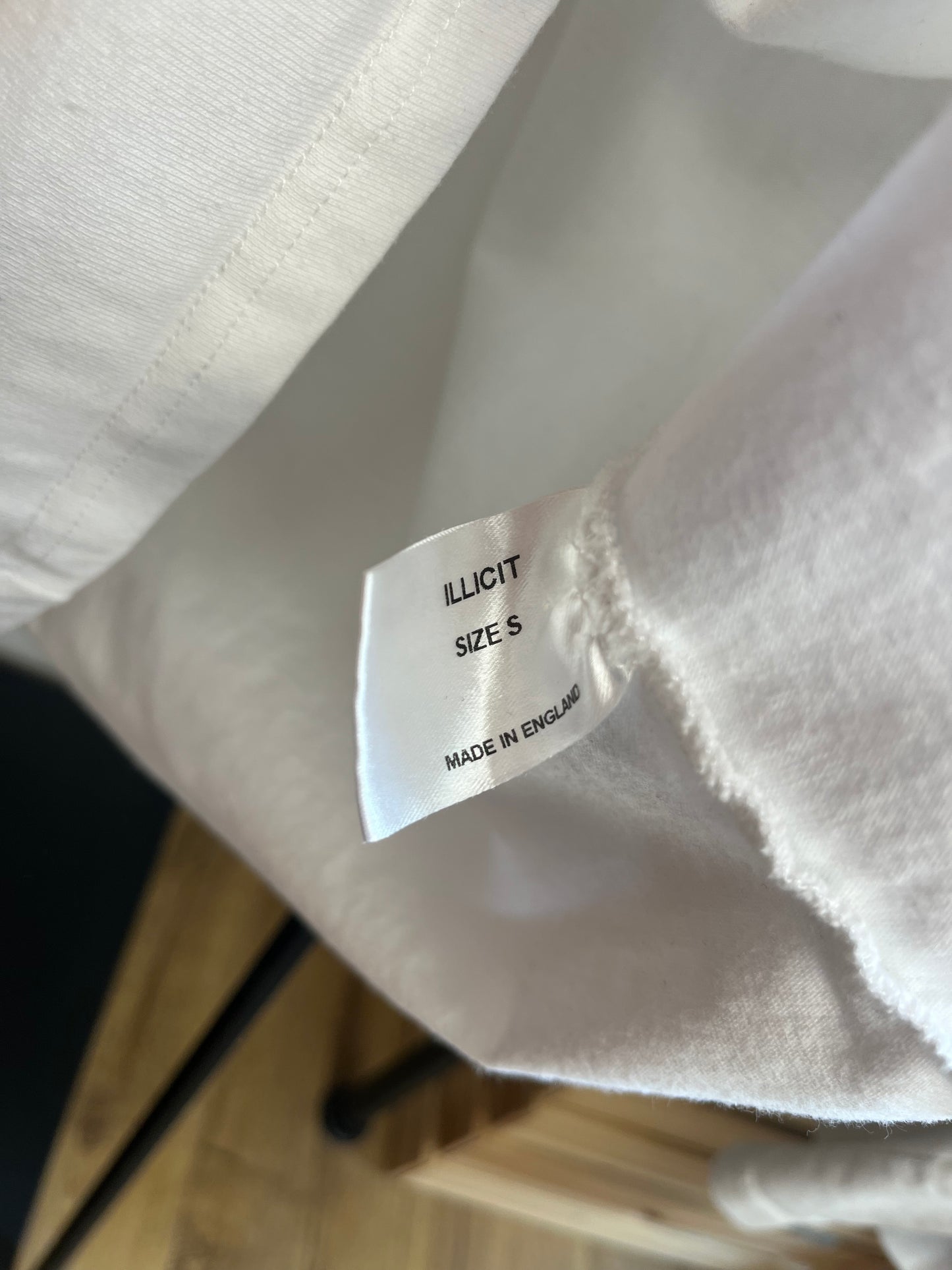 Illicit Bloc White T-Shirt - Small