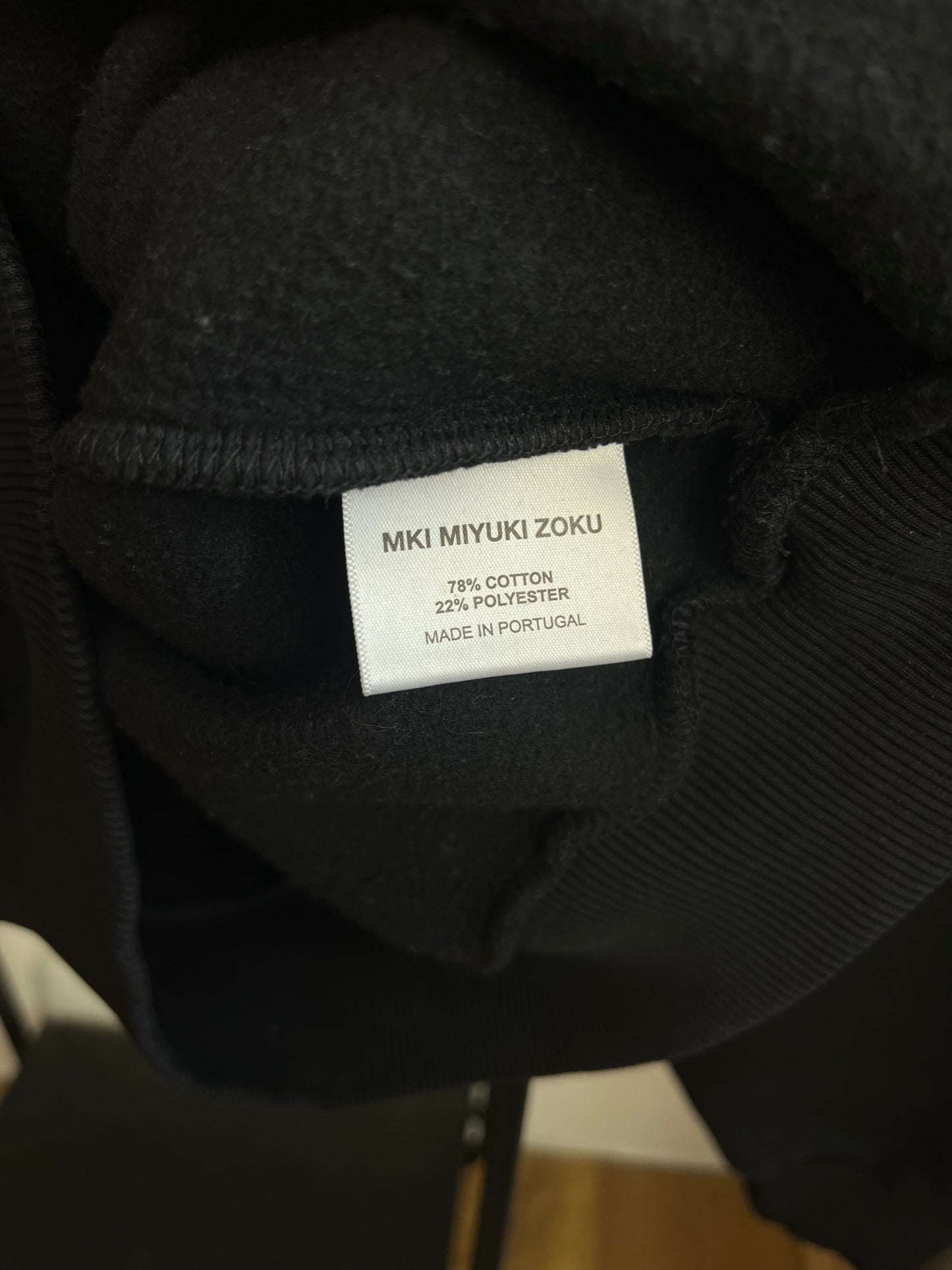 MKI Miyuki Zoku Black Sweatshirt - Medium