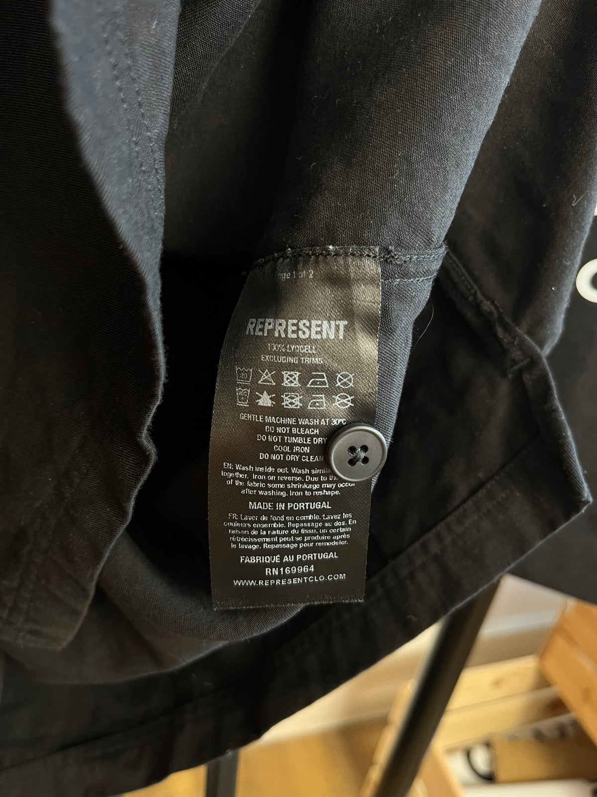 Represent Black Shirt - Medium
