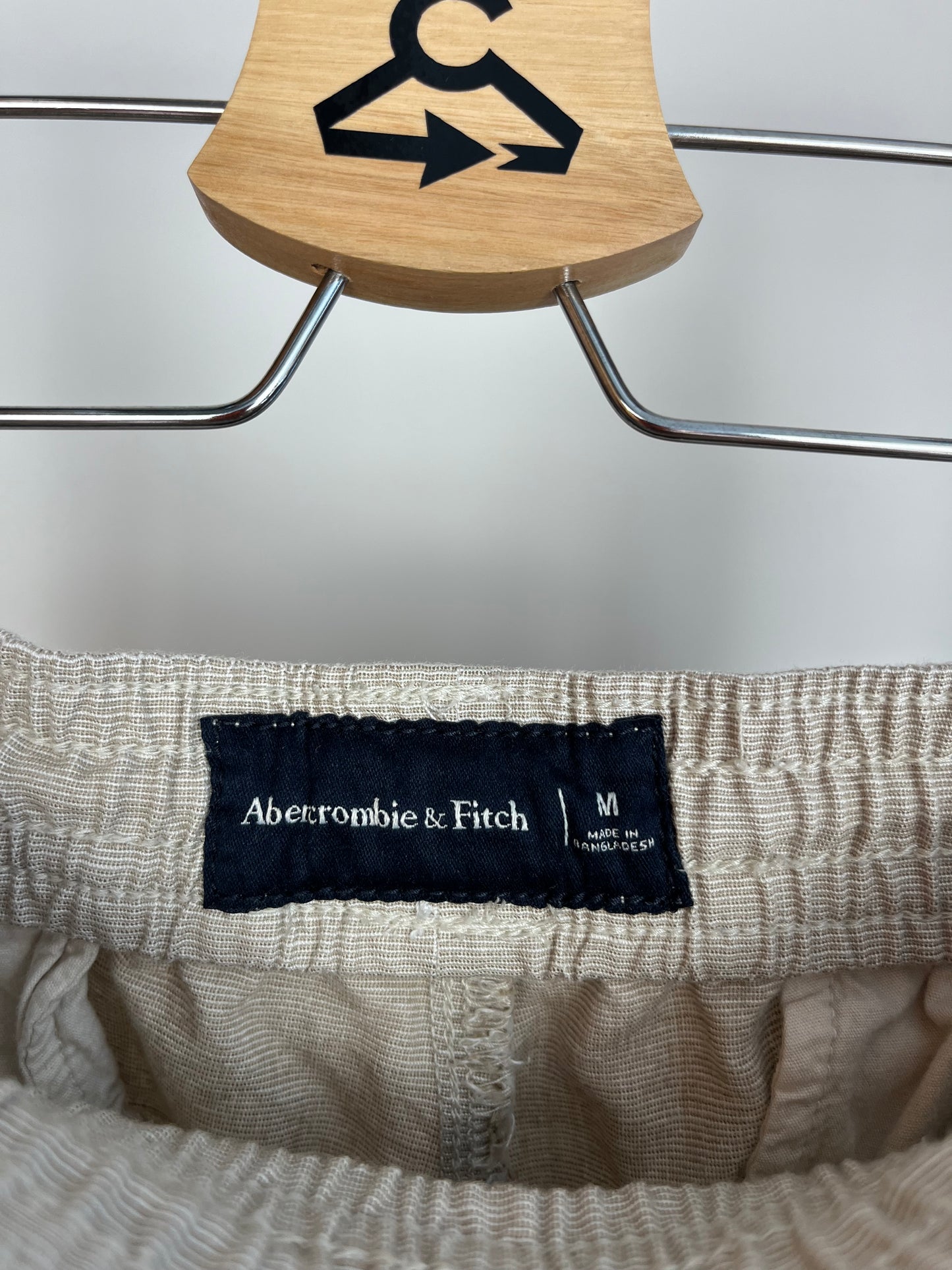 Abercrombie Beige Shorts - Medium