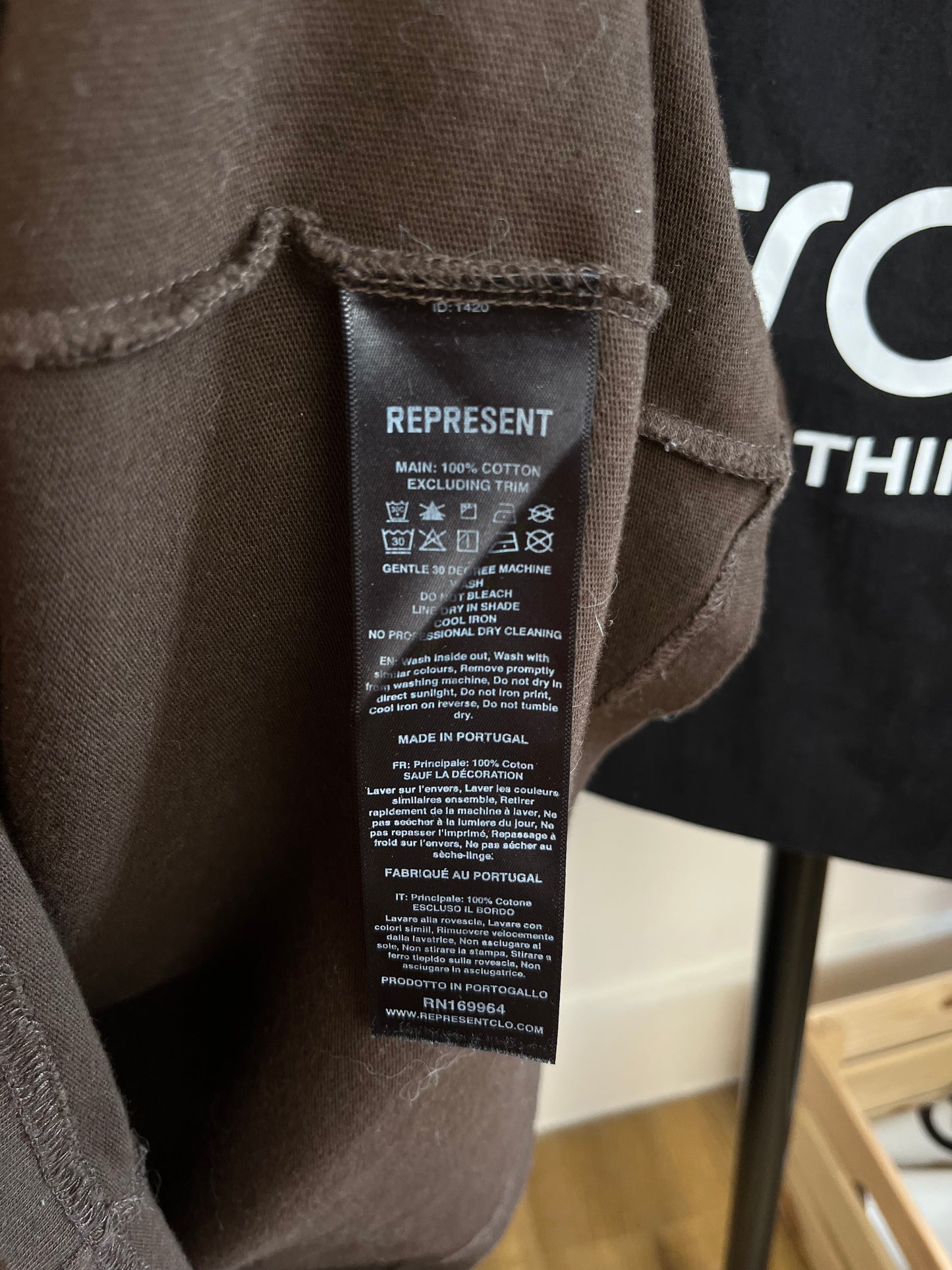 Represent Brown T-Shirt - Medium