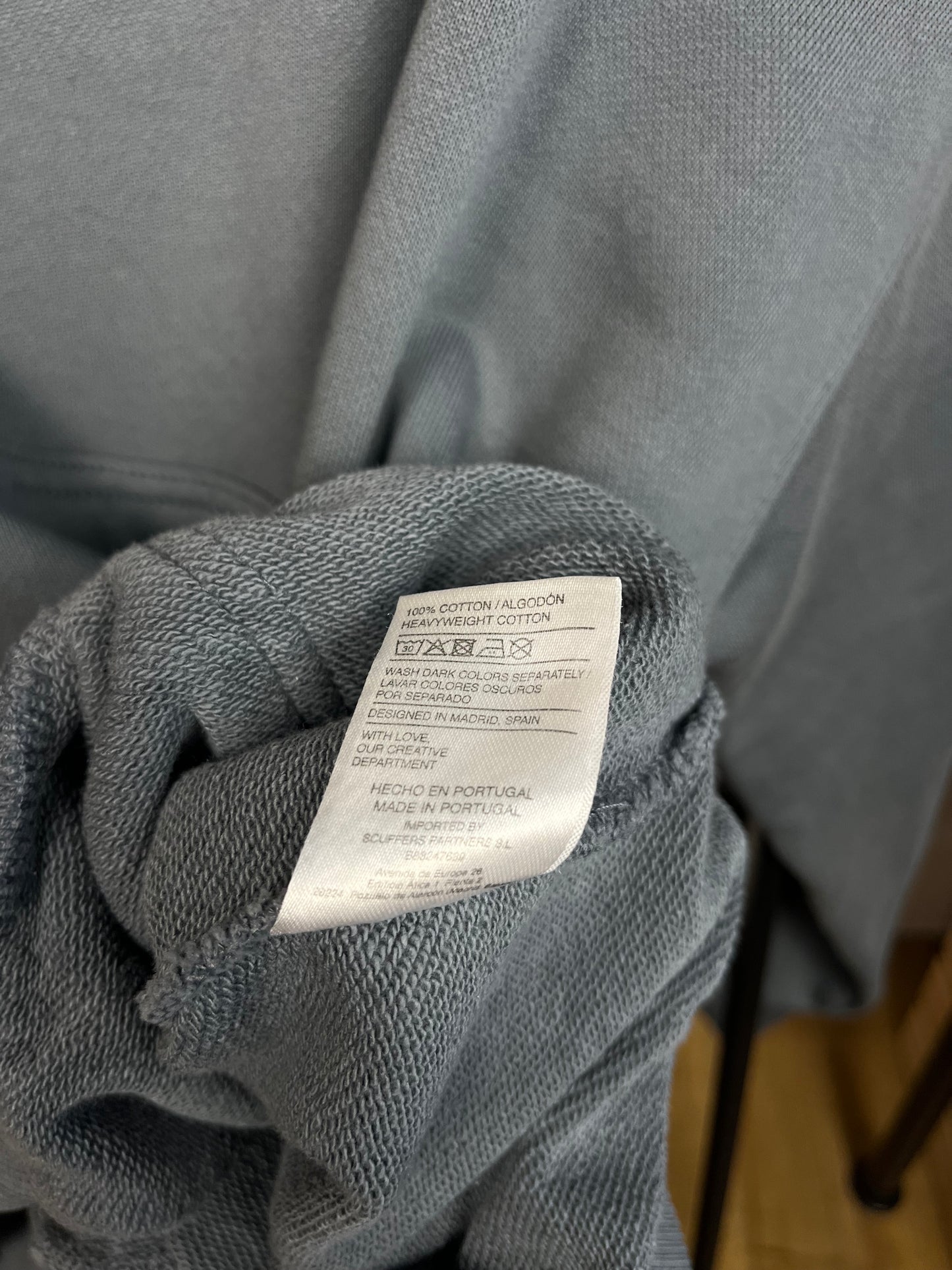 Scuffers Blue Hoodie - Medium