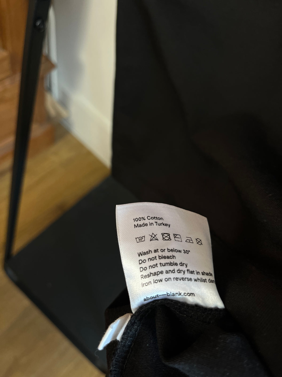 About:Blank Black T-Shirt - Medium