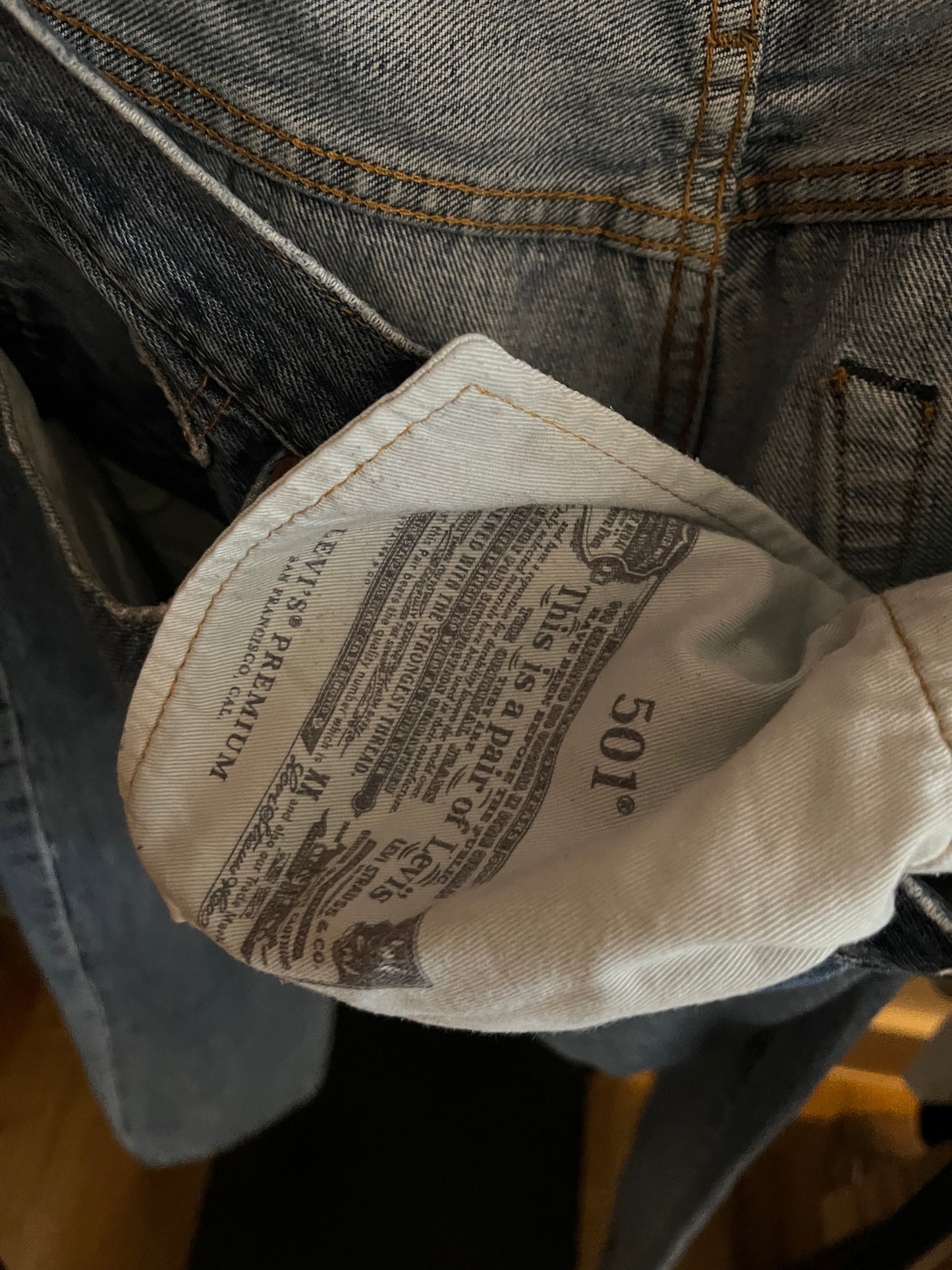 Levi’s 501 Blue Jeans W34 L30