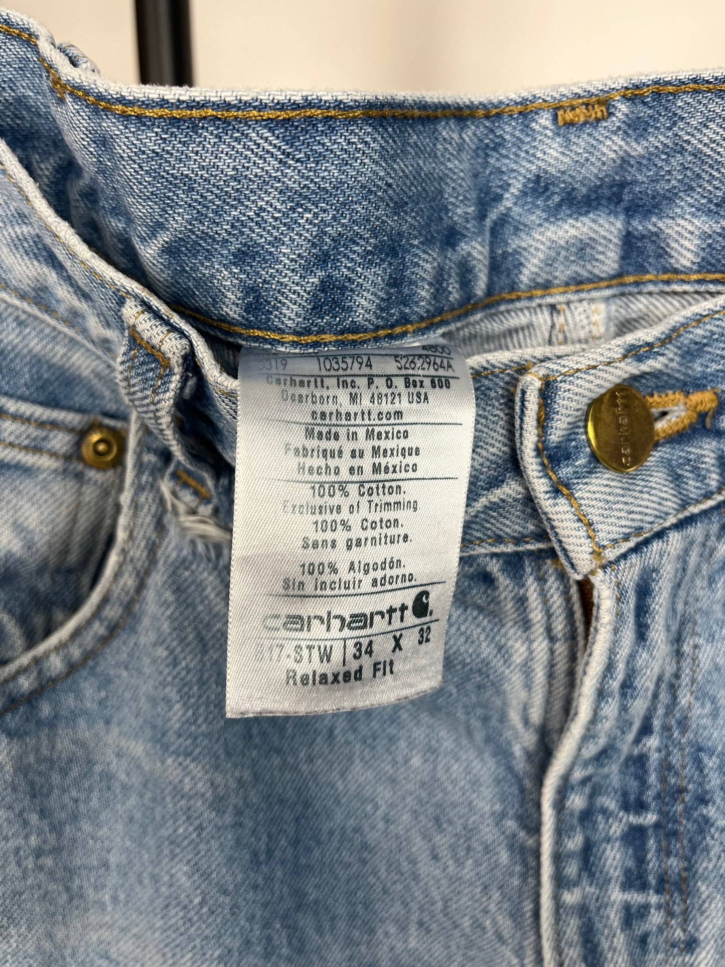 Carhartt Blue Jeans W34 L32