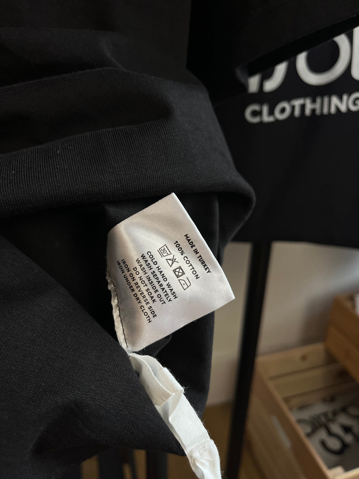 About:Blank Black T-Shirt - Medium