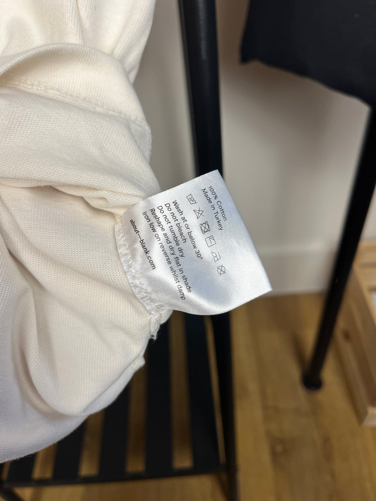 About:Blank Off White T-Shirt - Large
