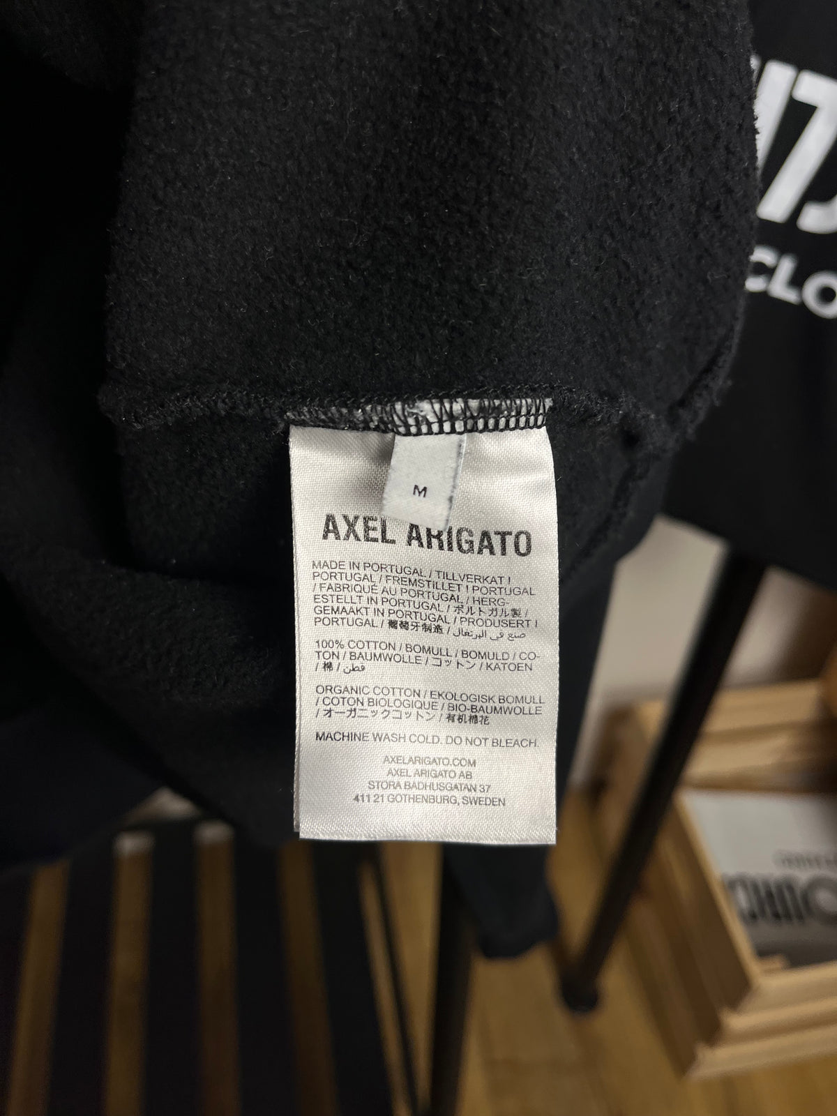 Axel Arigato Black 1/4 Zip - Medium