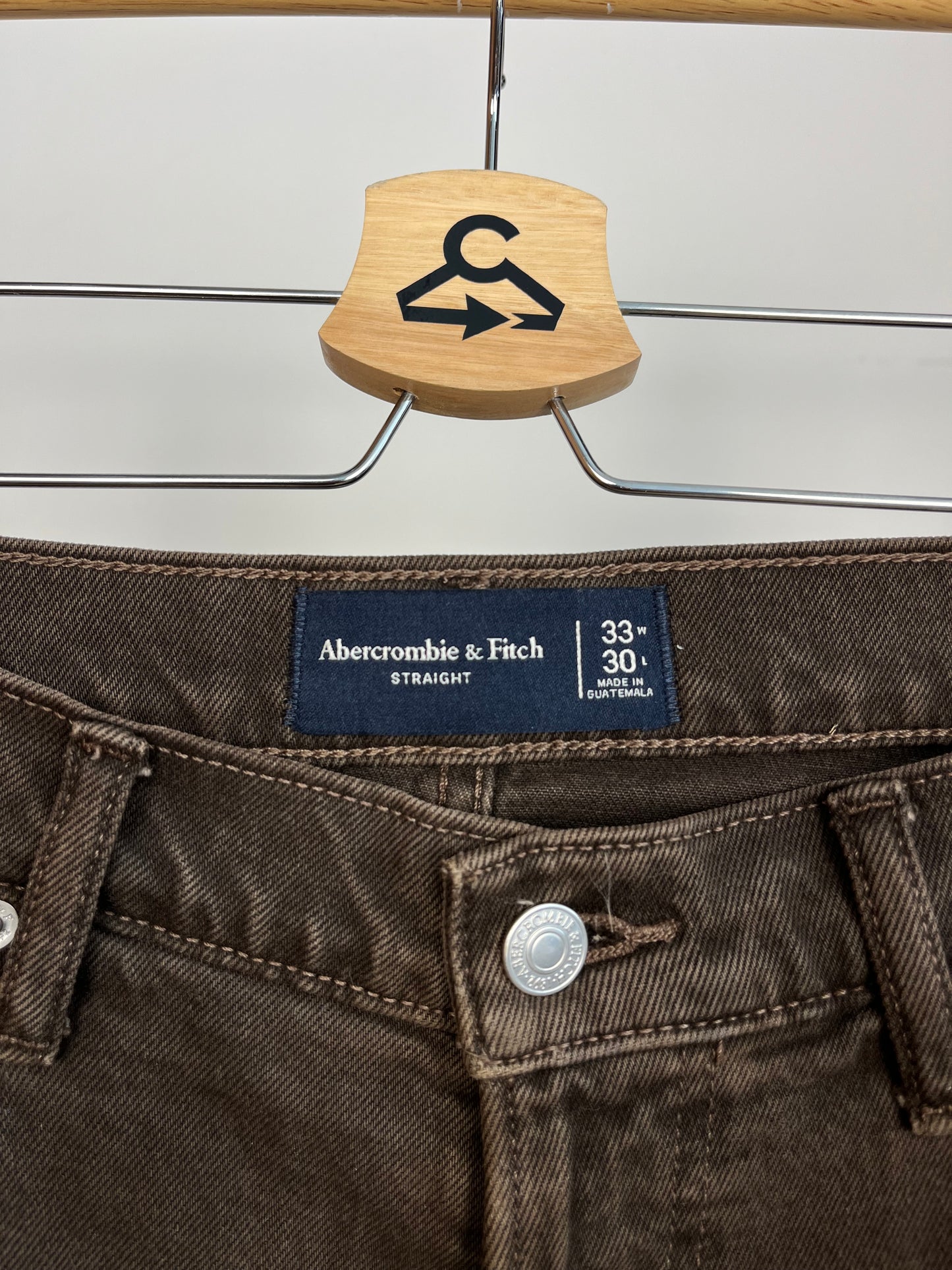 Abercrombie Brown Jeans W33 L30