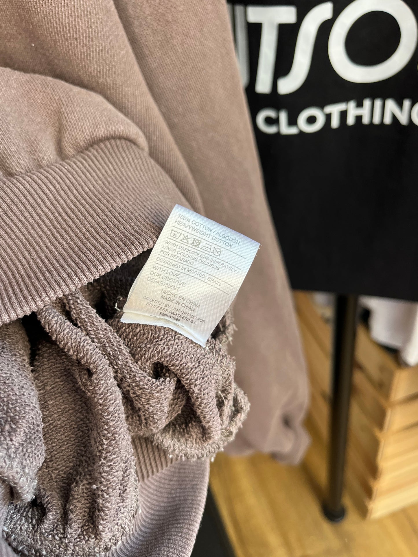 Scuffers Brown Hoodie - Medium