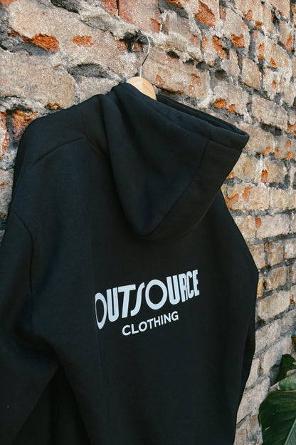 Outsource Clothing Black Hoodie