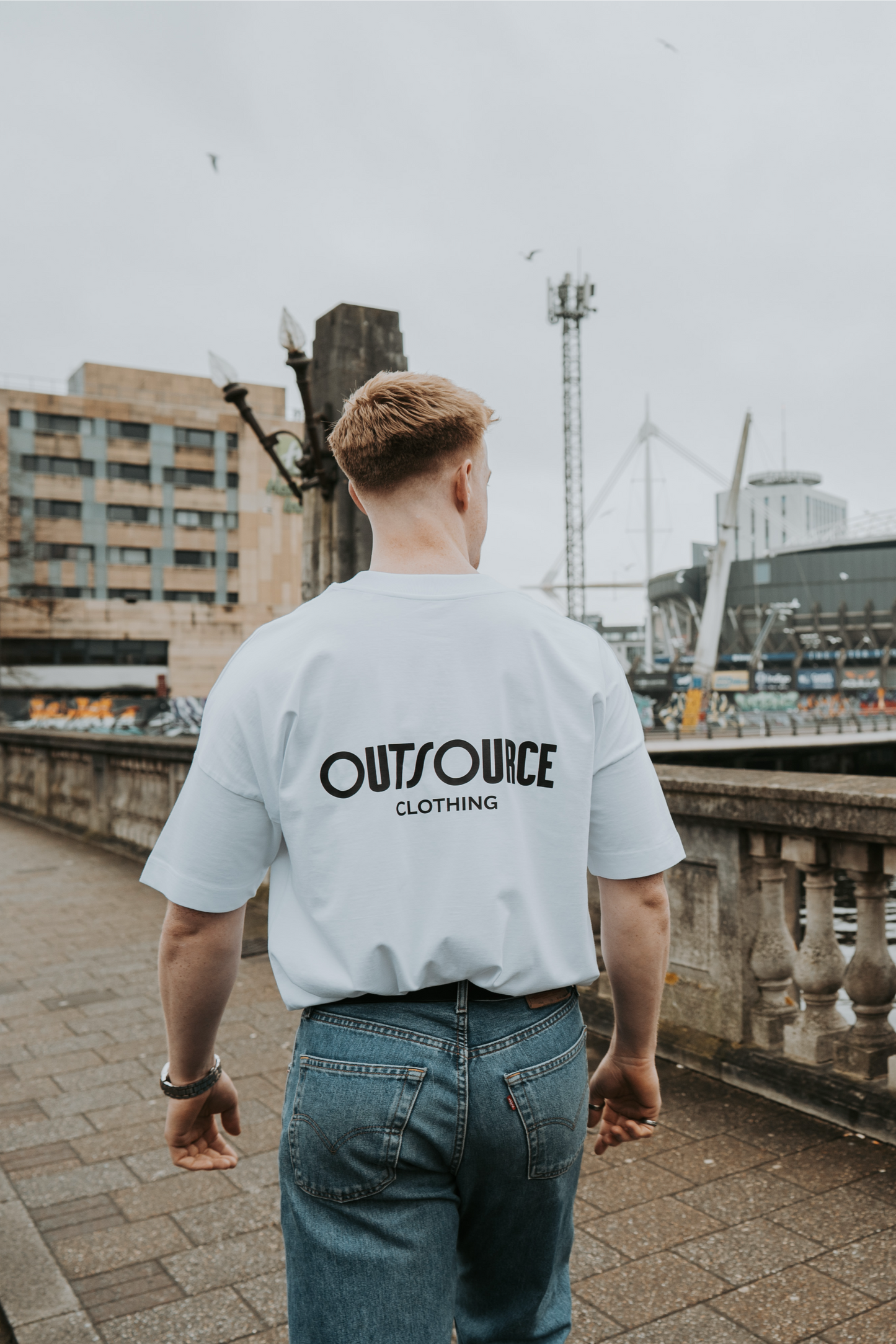 Outsource Clothing White Tee