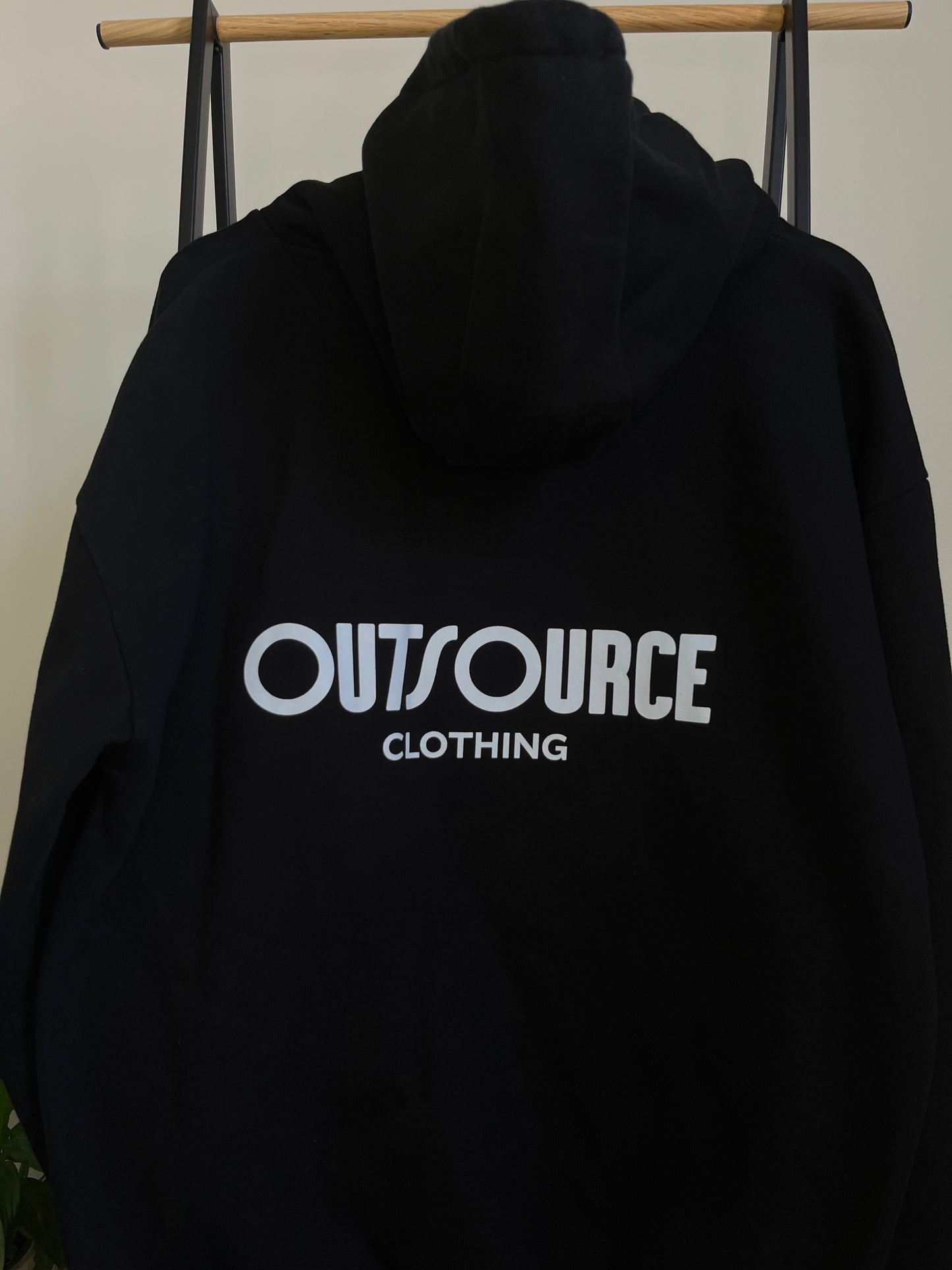 Outsource Clothing Black Hoodie