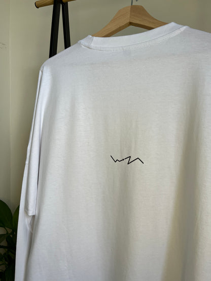 Outsource Clothing White Long Sleeve Tee