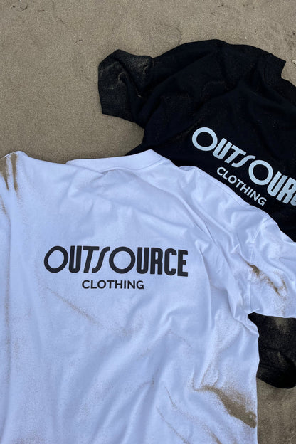 Outsource Clothing White Tee