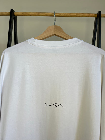 Outsource Clothing White Long Sleeve Tee