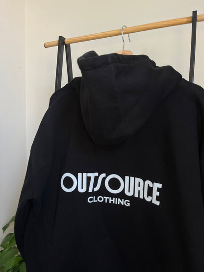 Outsource Clothing Black Hoodie