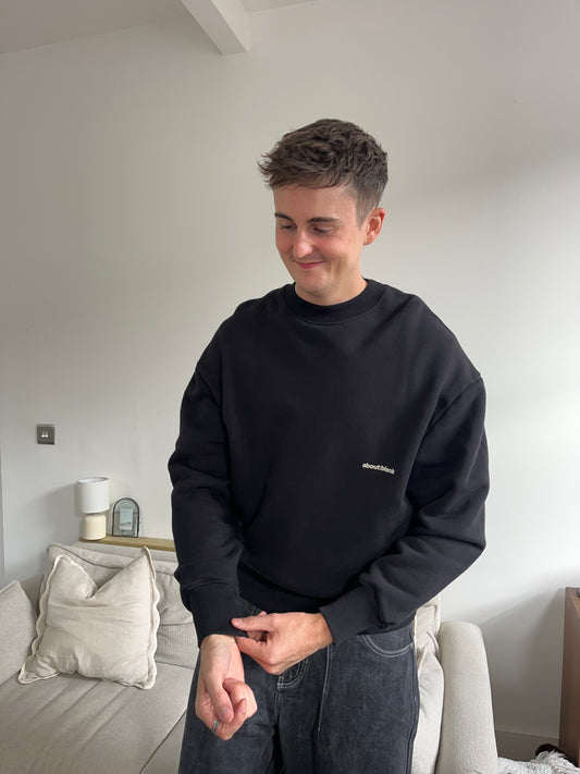 About:Blank Black Sweatshirt - Medium