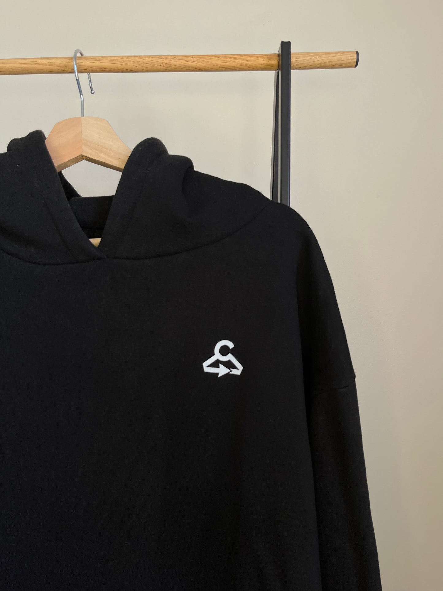 Outsource Clothing Black Hoodie