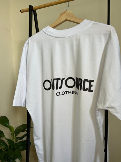 Outsource Clothing White Tee