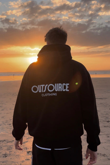 Outsource Clothing Black Hoodie