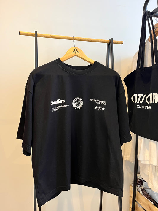 Scuffers Black T-Shirt - Medium