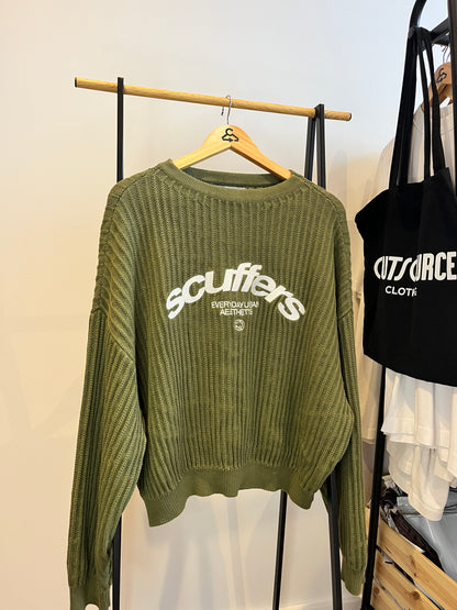 Scuffers Green Knit - Large