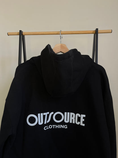 Outsource Clothing Black Hoodie