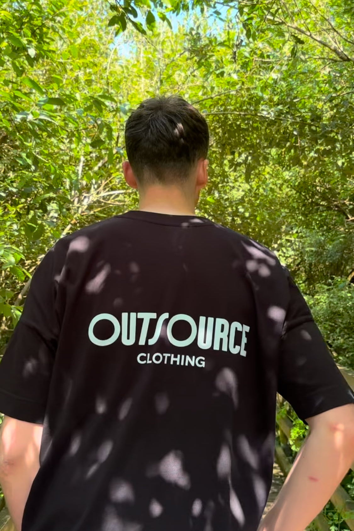 Outsource Clothing Black Tee