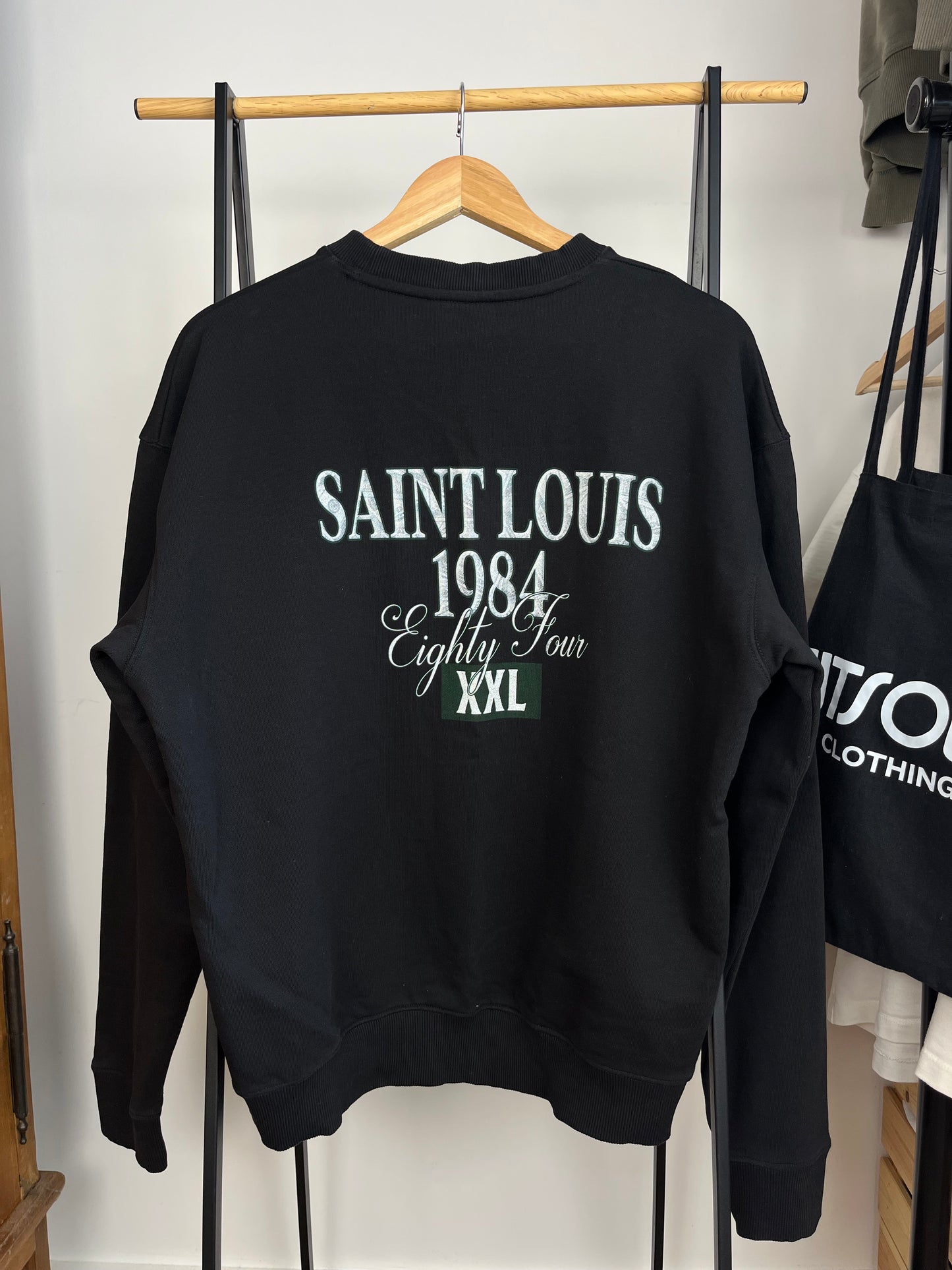 Club 1984 Black Sweatshirt - Large