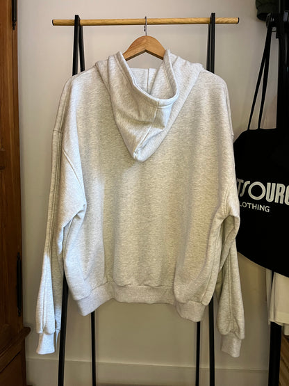 Scuffers Grey Zip Up Hoodie - Medium