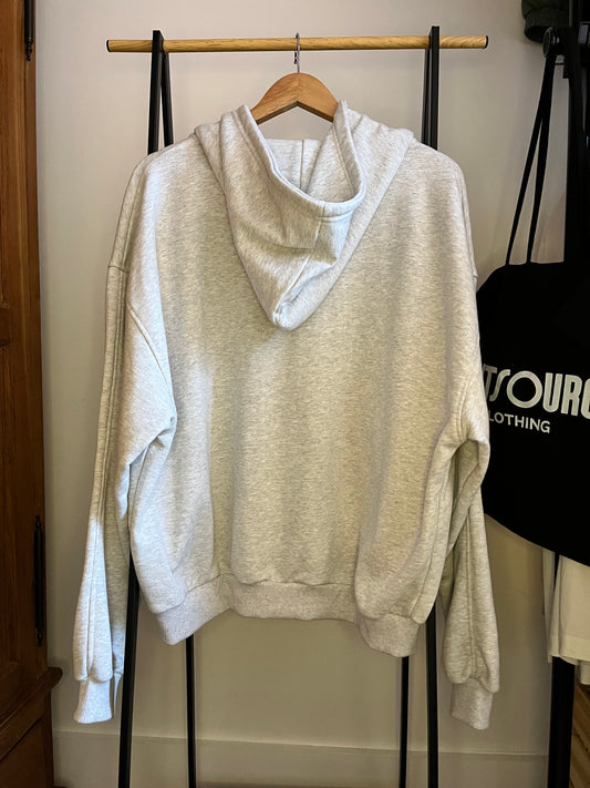 Scuffers Grey Zip Up Hoodie - Medium