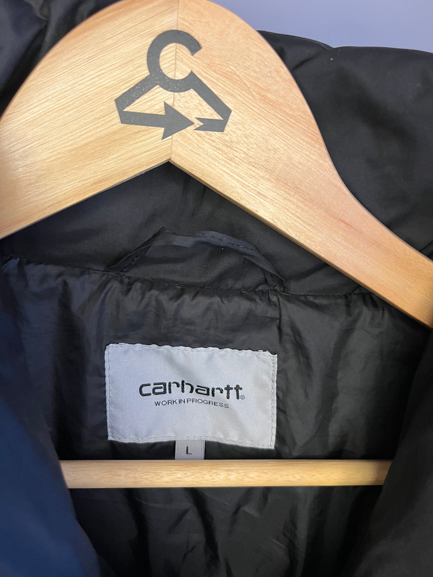 Carhartt Black Puffer Coat - Large