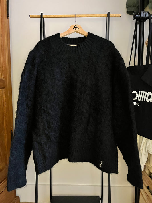 Represent Black Cable Knit - Large