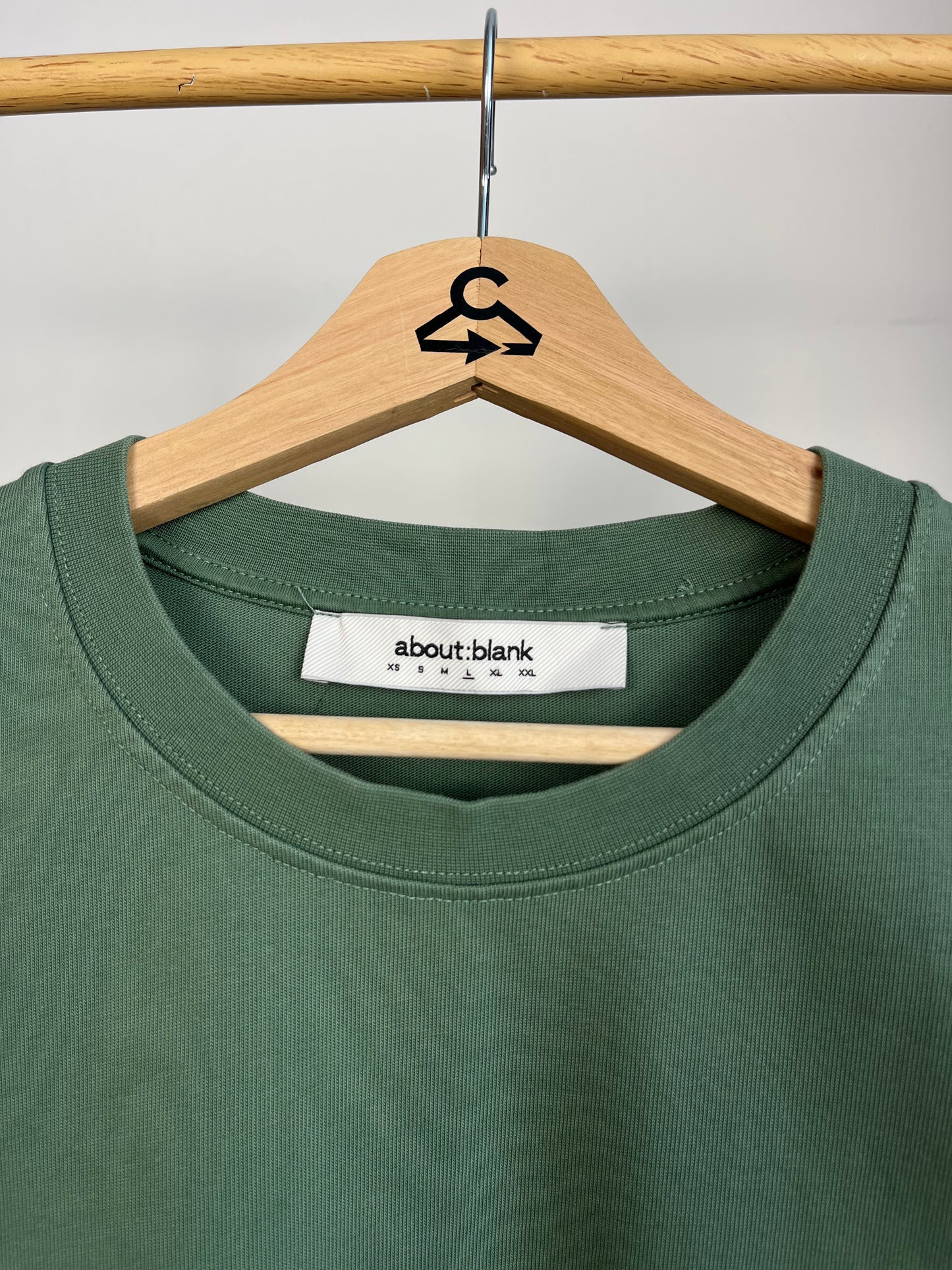 About:Blank Olive Green T-Shirt - Large