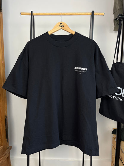 All Saints Black T-Shirt - Large