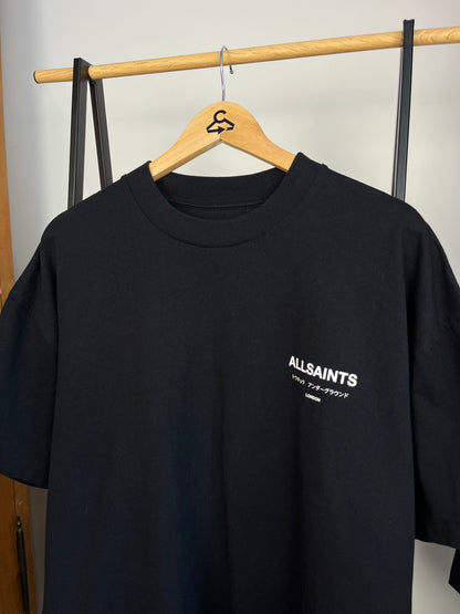 All Saints Black T-Shirt - Large