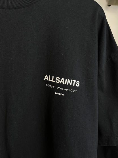 All Saints Black T-Shirt - Large
