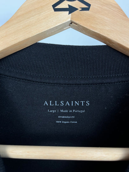 All Saints Black T-Shirt - Large