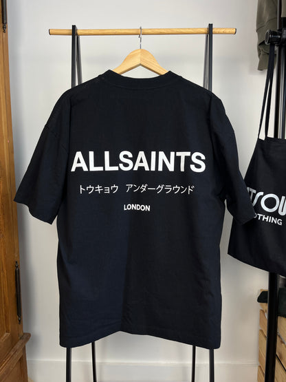All Saints Black T-Shirt - Large