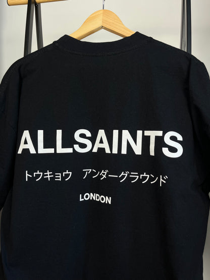 All Saints Black T-Shirt - Large
