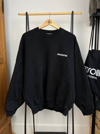Cole Buxton Black Sweatshirt - Medium
