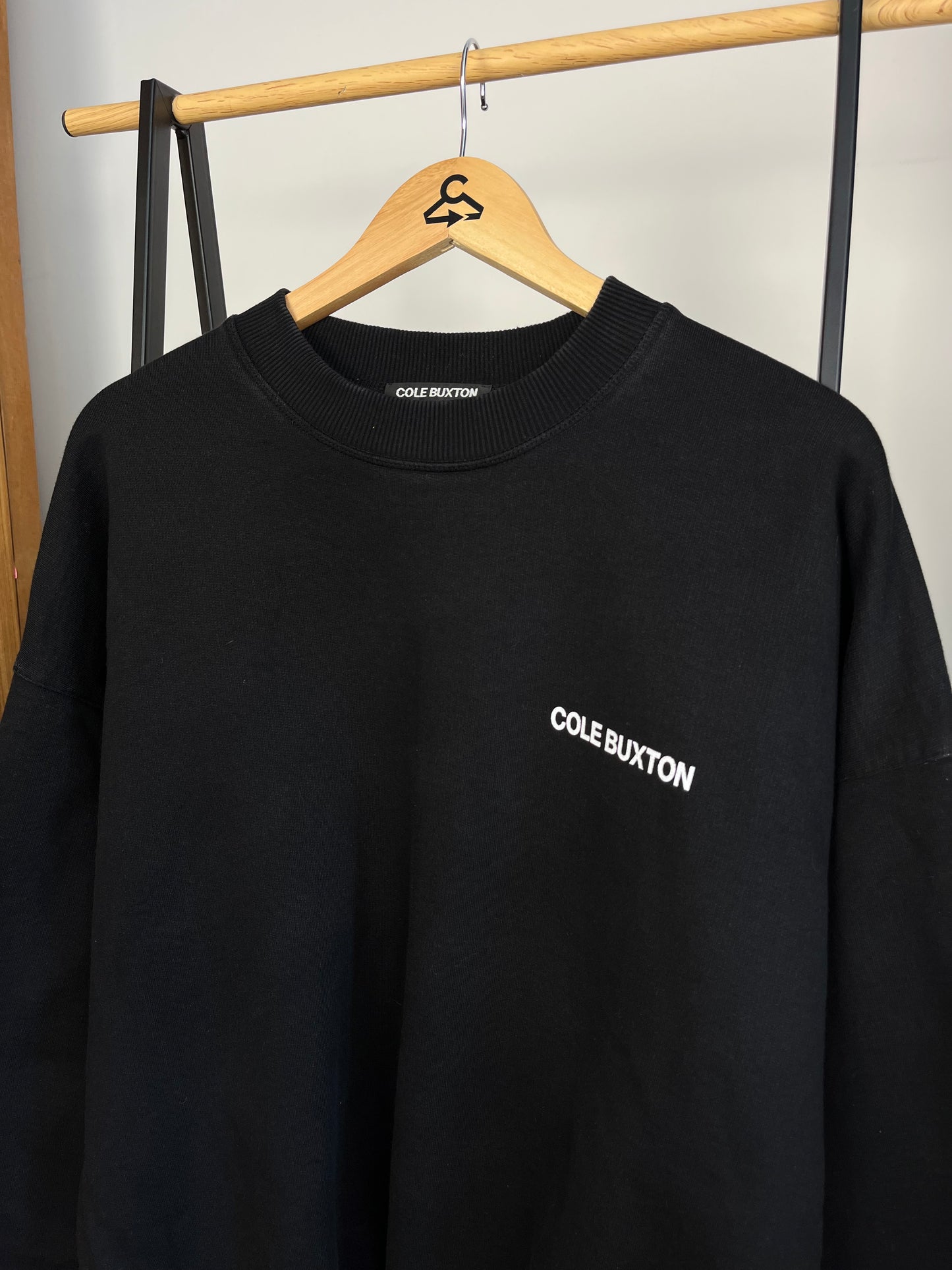 Cole Buxton Black Sweatshirt - Medium