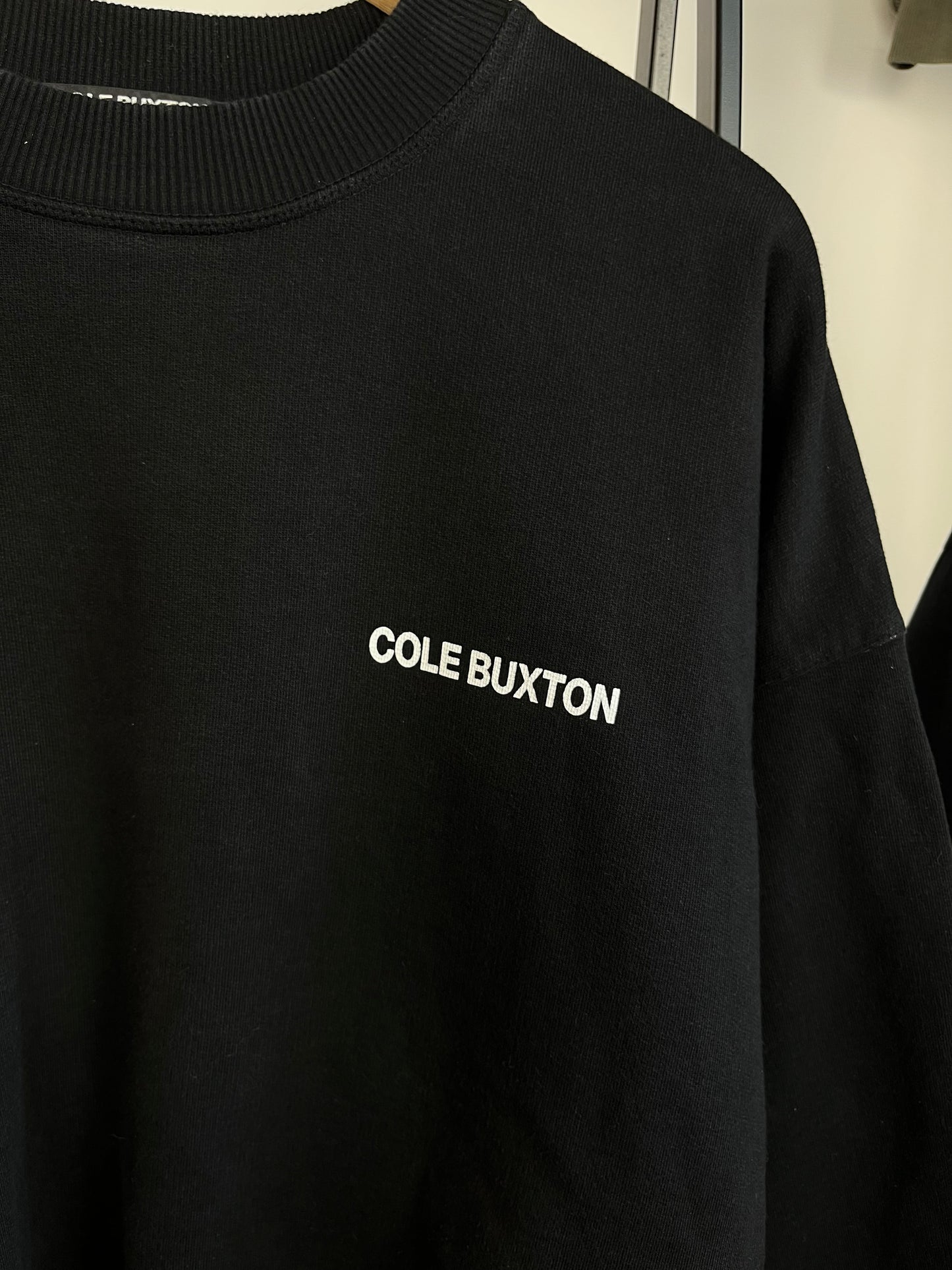 Cole Buxton Black Sweatshirt - Medium